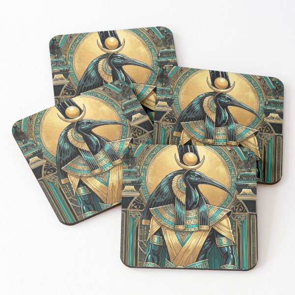 Item preview, Thoth Art Deco Egyptian God Wisdom designed and sold by Vintage Poster Gallery.