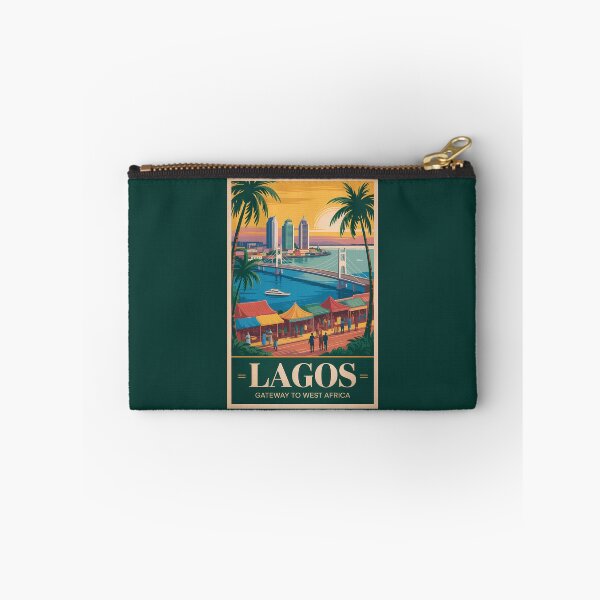 Item preview, Lagos Illustration Travel Art Vintage designed and sold by KrisSidDesigns.