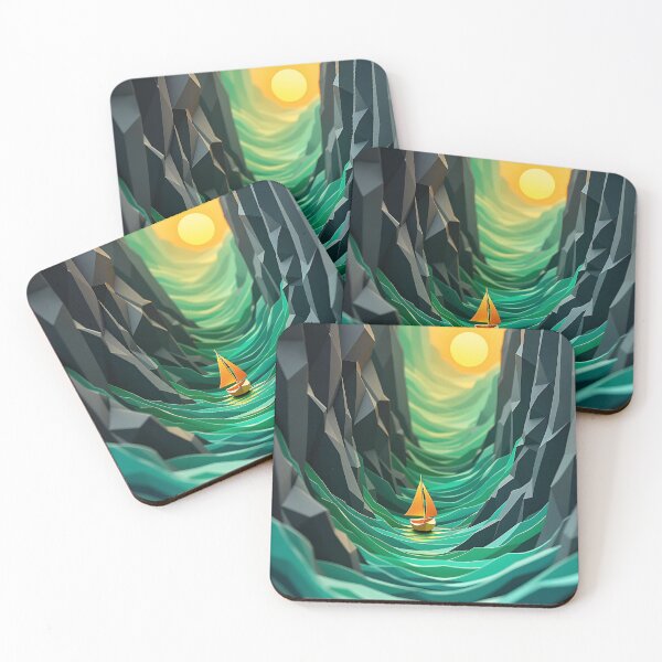 Item preview, Golden Hour Paper Voyage designed and sold by World You Sea.