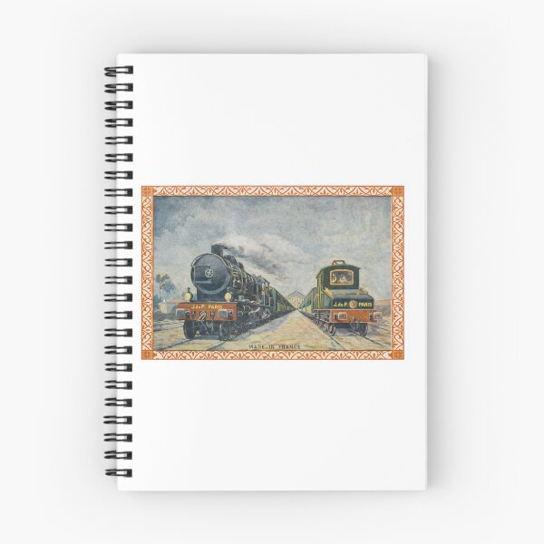 Item preview, Vintage JeP Paris Steam Locomotive Art designed and sold by RacerXToys.