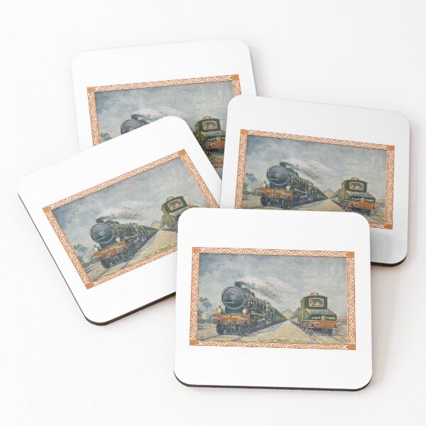 Item preview, Vintage JeP Paris Steam Locomotive Art designed and sold by RacerXToys.