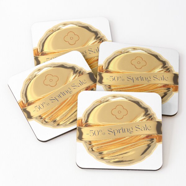 Item preview, Golden egg with -50% Spring Sale banner wrapped around it designed and sold by Creative88Art.