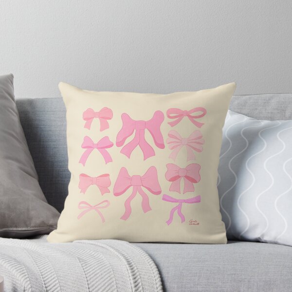 Item preview, Pretty Preppy Pink Bows designed and sold by Carrie Cantwell Art.