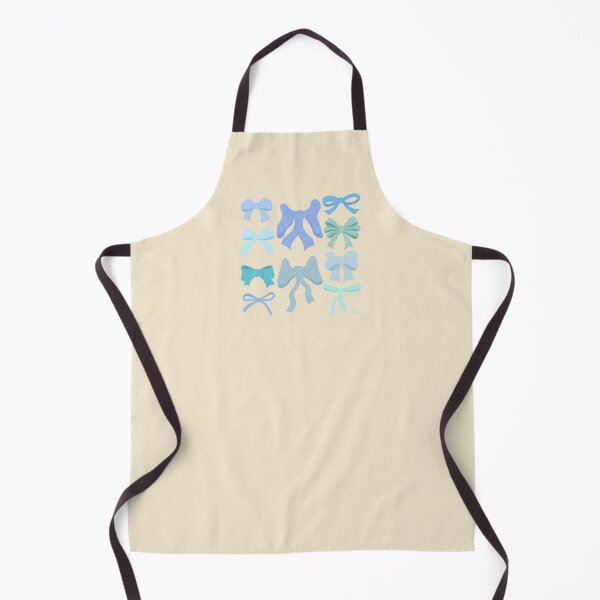 Item preview, Pretty Preppy Blue Bows designed and sold by Carrie Cantwell Art.