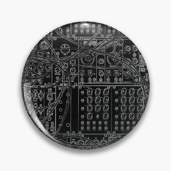 Item preview, Analog Synthesizer - Modular Design - on black background designed and sold by ohaniki.