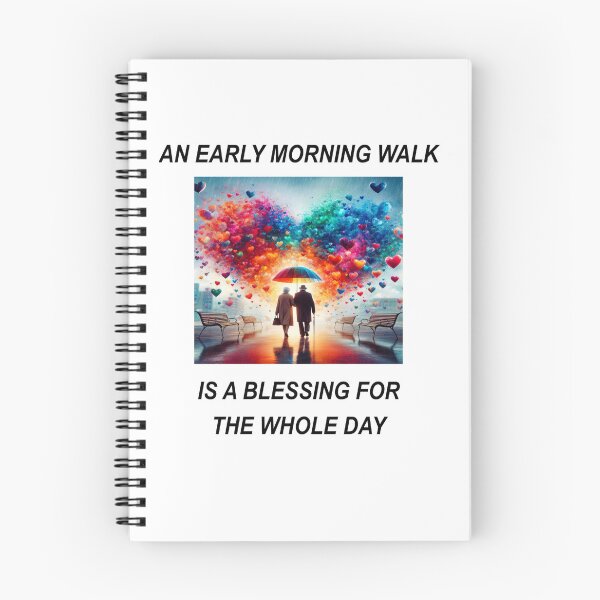 Item preview, AN EARLY MORNING WALK IS A BLESSING FOR THE WHOLE DAY designed and sold by oceantospace.