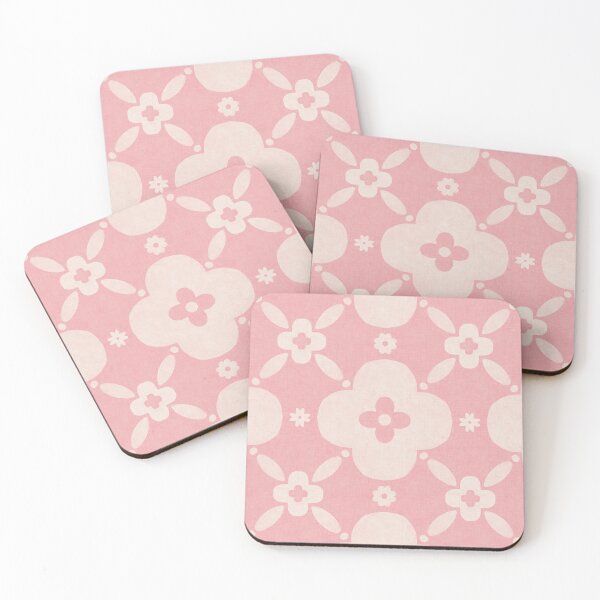 Item preview, Bold retro blush floral | Soft pink boho aesthetic designed and sold by Illustrated by Nat.