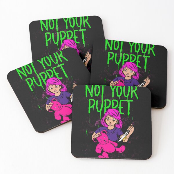 Item preview, Not your puppet dark horror punk designed and sold by sanwr.
