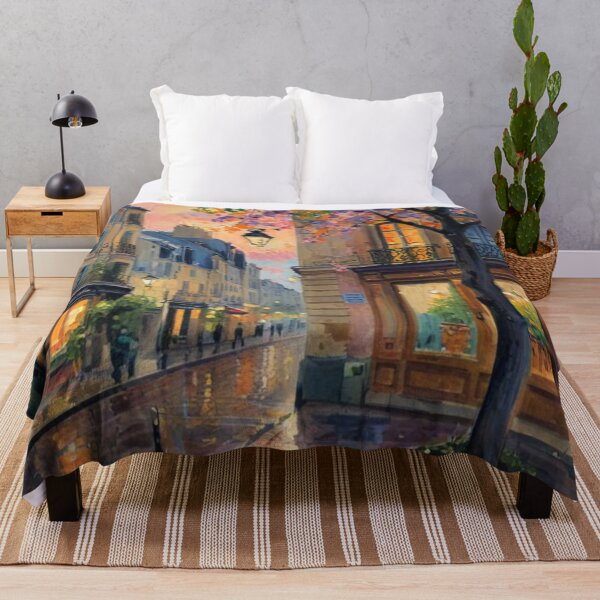 Item preview, Escena callejera al atardecer designed and sold by sid1802.