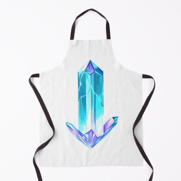 Item preview, Luminous Blue Crystal Quartz Shard Art designed and sold by CrystalVanta.