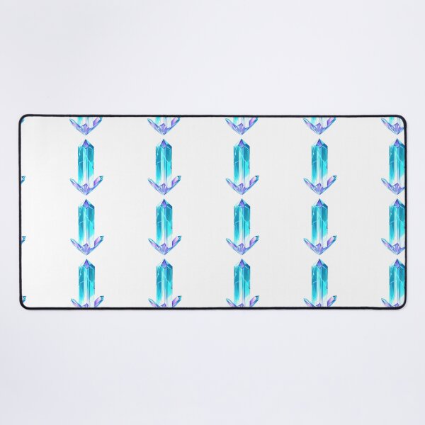 Item preview, Luminous Blue Crystal Quartz Shard Art designed and sold by CrystalVanta.
