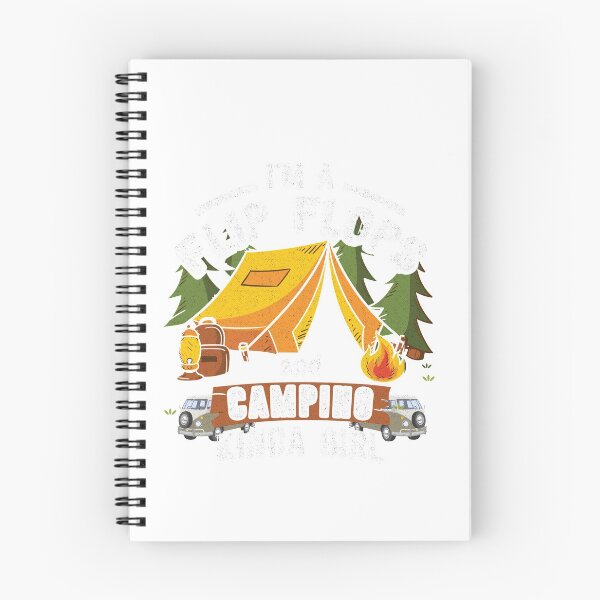 Item preview, I'm A Flip Flops and Camping Kinda Girl designed and sold by Mill8ion.