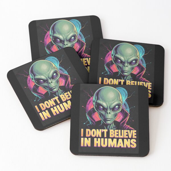 Item preview, I don't belive in humans  designed and sold by keedeeshop.