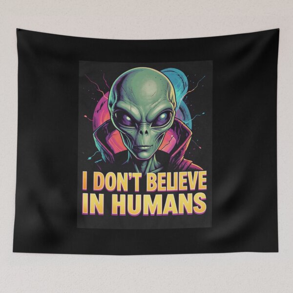 Item preview, I don't belive in humans  designed and sold by keedeeshop.