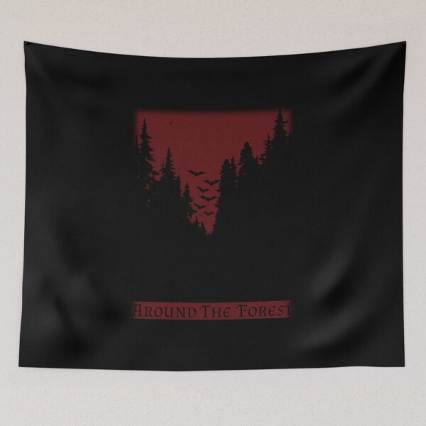 Item preview, around the forest (at the blood sky) designed and sold by zaratte.