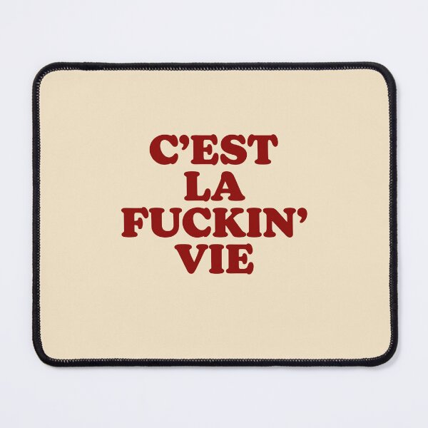 Item preview, C'est La Fuckin' Vie BLOOD RED designed and sold by bembureda.