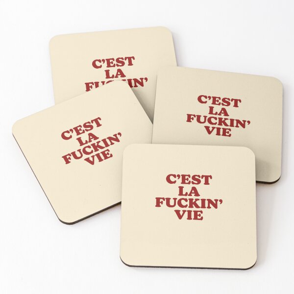 Item preview, C'est La Fuckin' Vie BLOOD RED designed and sold by bembureda.