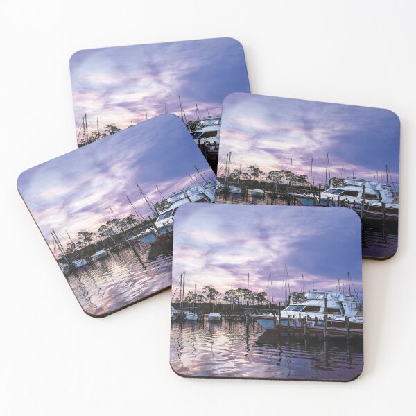 Item preview, Sunset At Bluewater Bay Marina designed and sold by Kay Brewer.