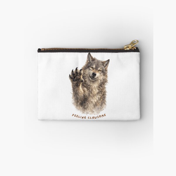 Item preview, Feeling Clawsome – Cute Funny Wolf Design designed and sold by GeoWild Designs.