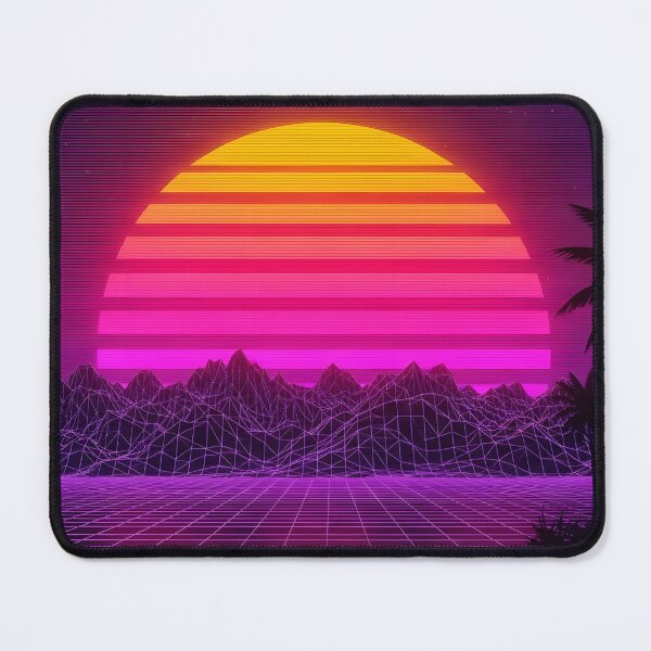 Item preview, Retro Synthwave Sunset Drive with Palm Trees designed and sold by powersunlight.