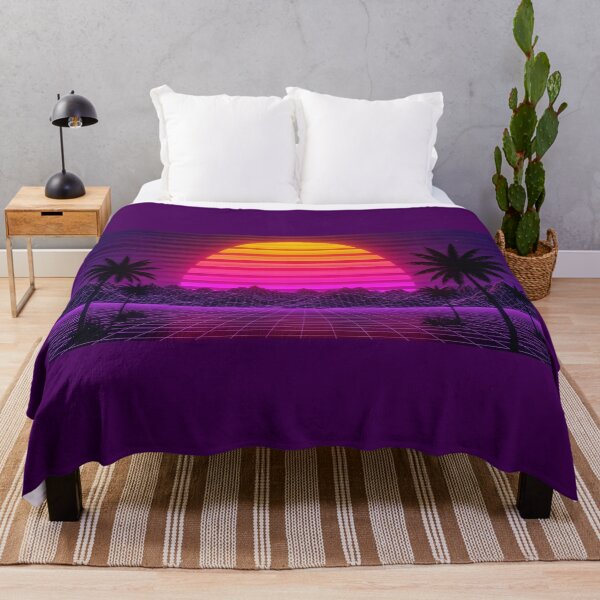 Item preview, Retro Synthwave Sunset Drive with Palm Trees designed and sold by powersunlight.