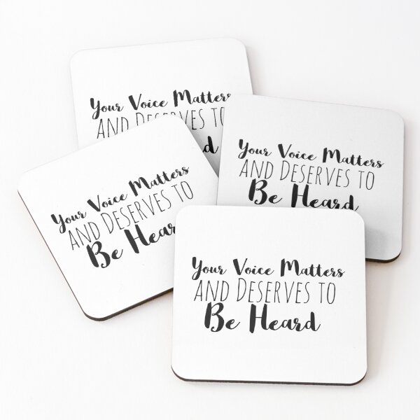 Item preview, Your Voice Matters and Deserves to Be Heard – Empowerment Affirmation designed and sold by Camila  Ardila.