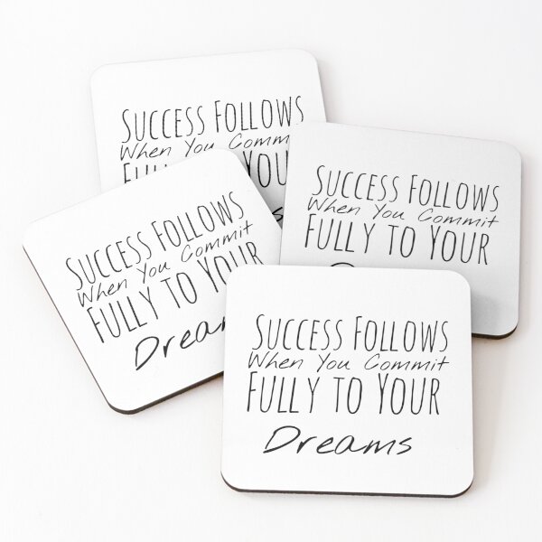 Item preview, Success Follows When You Commit Fully to Your Dreams – Determination Affirmation designed and sold by Camila  Ardila.