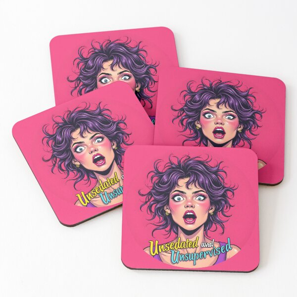 Item preview, Crazy looking woman with messy hair designed and sold by BDLdesigns.