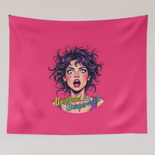 Item preview, Crazy looking woman with messy hair designed and sold by BDLdesigns.