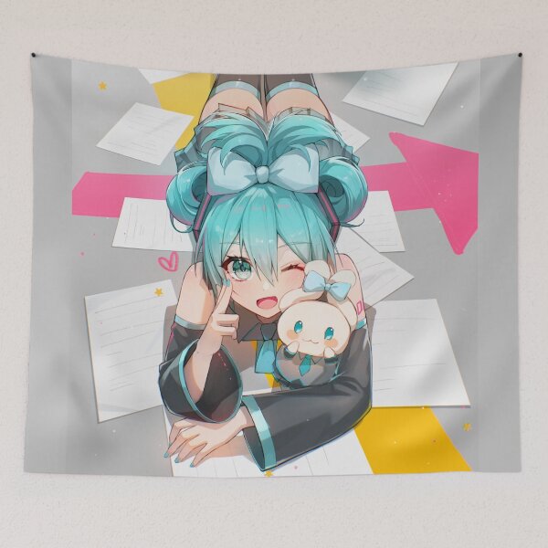 Item preview, Miku and Cinnamonroll go back to school designed and sold by loveiscosmic.