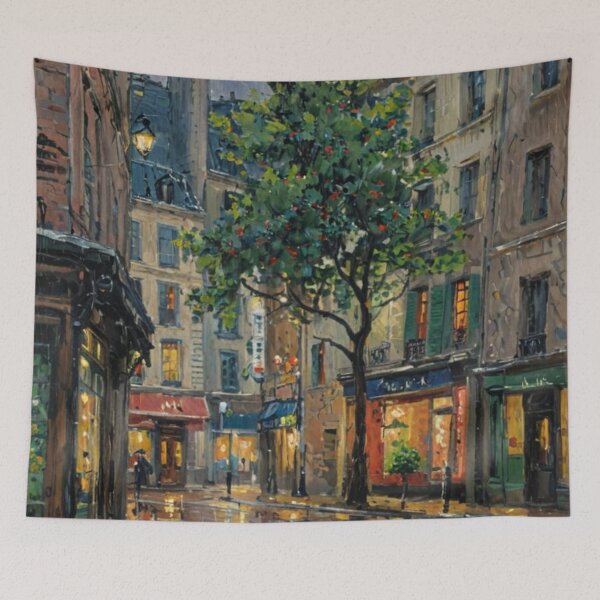 Item preview, evening street scene designed and sold by sid1802.
