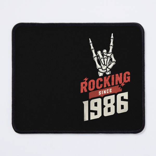 Item preview, Vintage Rocking Since 1986 Metal Horns Birthday designed and sold by LinaValearte.