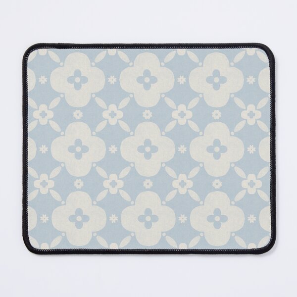 Item preview, Bold retro floral | Dusty blue pastel aesthetic designed and sold by Illustrated by Nat.