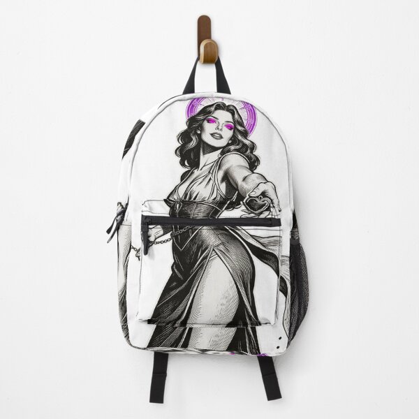 Item preview, aphrodite saint saint of sin lust aesthetic goddess of love temptation ritual gothic engraving hot pink eyes designed and sold by DarkMedieval.