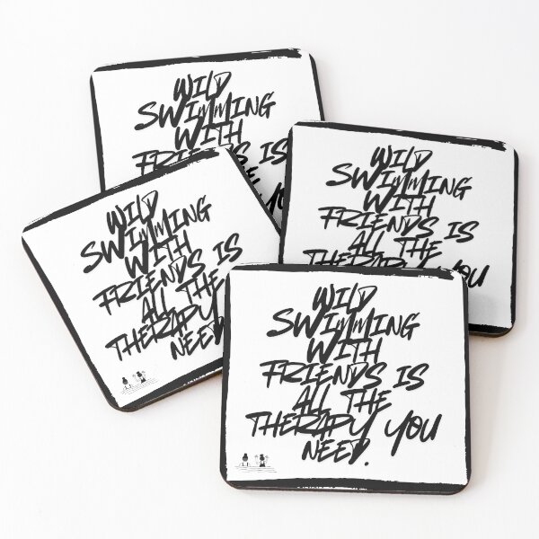 Item preview, Wild swimming with friends is therapy designed and sold by CRomanoArt.