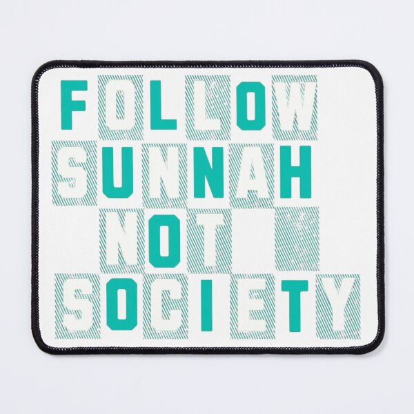 Item preview, Follow Sunnah Not Society (V.1) – Bold Islamic Reminder Typography designed and sold by D-Islamic.
