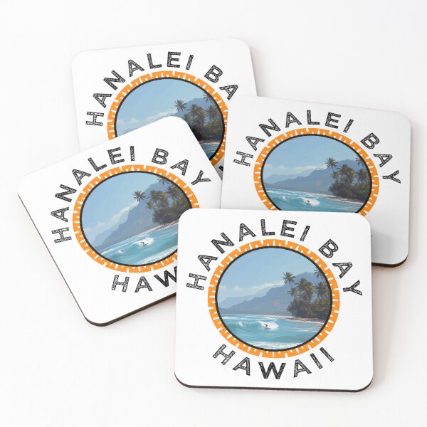 Item preview, Hanalei Bay - Hawaii (with Black Lettering) designed and sold by VelvetRoom.