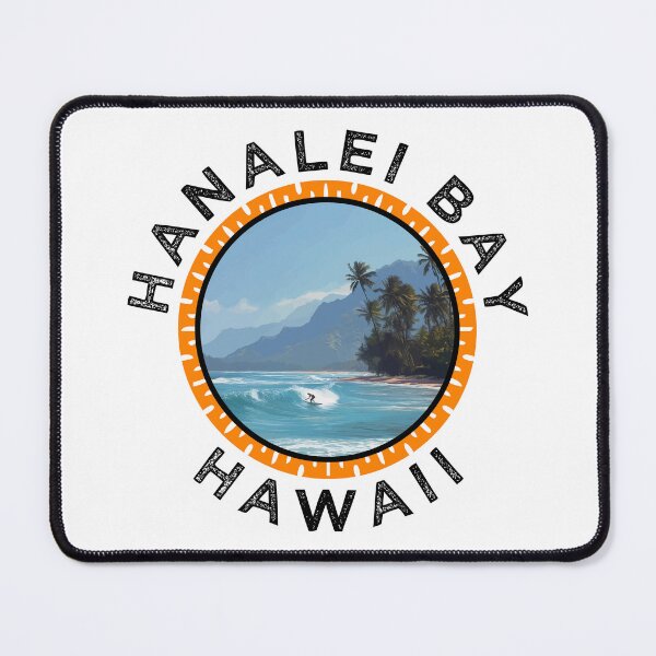 Item preview, Hanalei Bay - Hawaii (with Black Lettering) designed and sold by VelvetRoom.