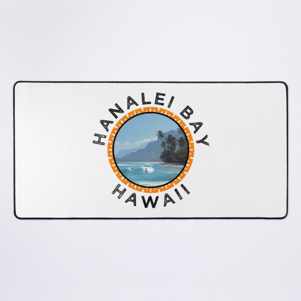 Item preview, Hanalei Bay - Hawaii (with Black Lettering) designed and sold by VelvetRoom.