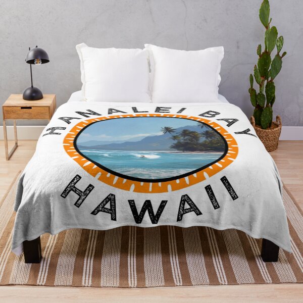 Item preview, Hanalei Bay - Hawaii (with Black Lettering) designed and sold by VelvetRoom.