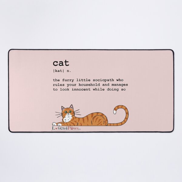 Item preview, T-shirt definition of a yellow cat designed and sold by Loves4paws.
