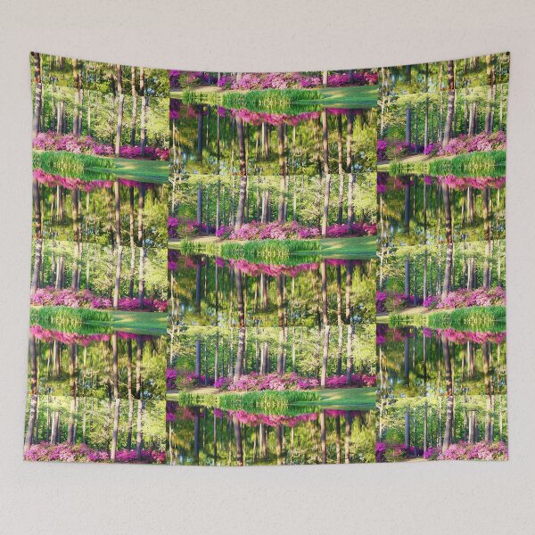 Item preview, Pink flower Reflections designed and sold by Jan Marvin Art Studio.