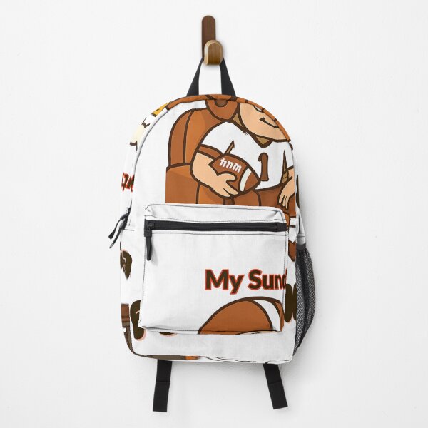 Item preview, Cleveland Browns My Sunday Routine: Football & Beers Cartoon designed and sold by ThatFootball12.