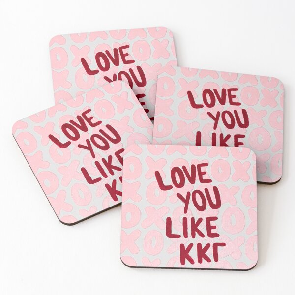 Item preview, Love You Like KKG Pink+Red Design designed and sold by Sophab723.