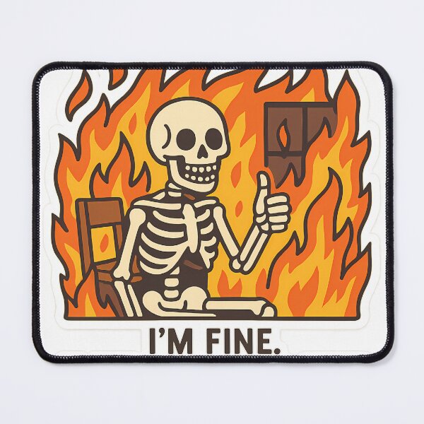 Item preview, Funny Skeleton Thumbs Up Dark Humor Sarcastic Meme designed and sold by lokiwoodsart.