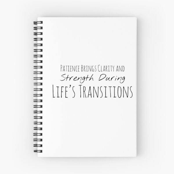 Item preview, Patience Brings Clarity and Strength During Life’s Transitions – Patience Affirmation designed and sold by Camila  Ardila.