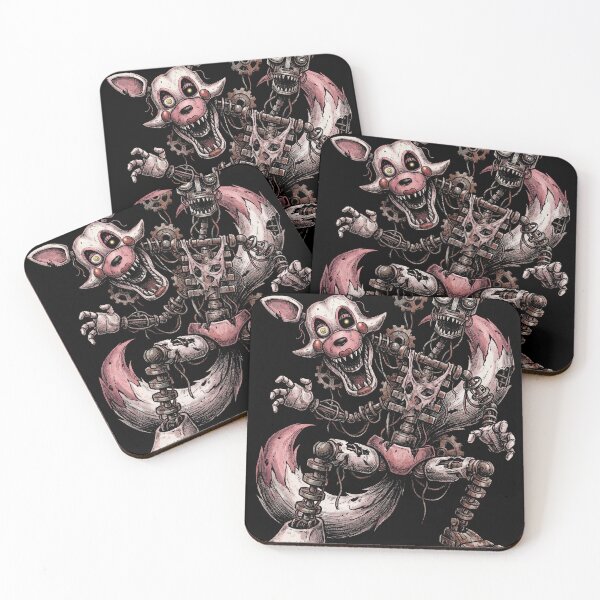 Item preview, Mangle White Fox Pink Accents Horror Icon designed and sold by Senpaiwaves.