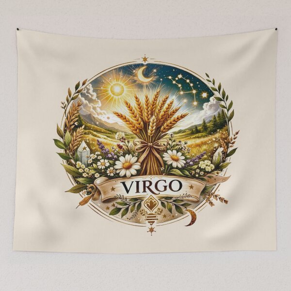 Item preview, Virgo Zodiac (August 23 to September 22) designed and sold by Myra365Art.