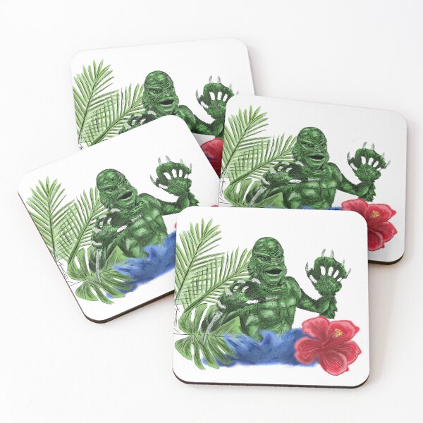 Item preview, Creature from the black Lagoon Tropical  monster designed and sold by ArtbyPriscilla.