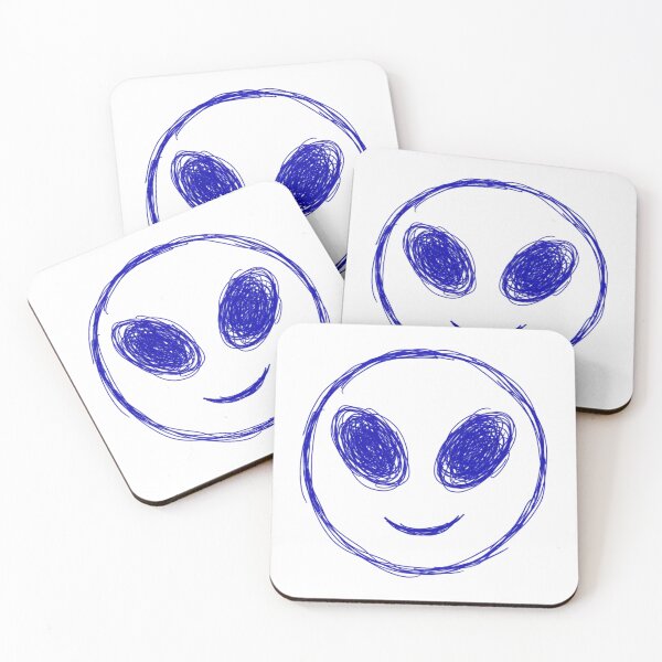 Item preview, Classic 90s Doodle Alien Smiley Face designed and sold by crazygoose30.
